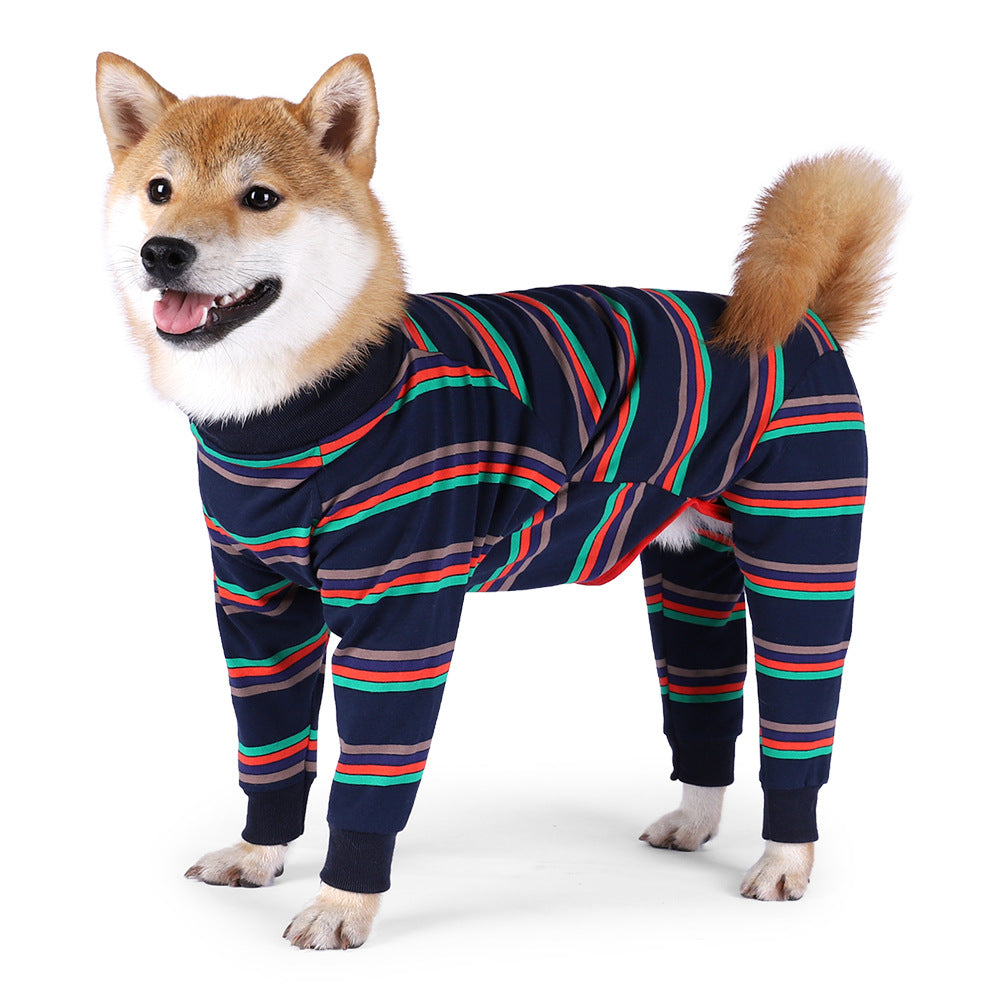 Dog Recovery Suit- Elastic Jumpsuit Pajamas - CCL/ACL Surgery