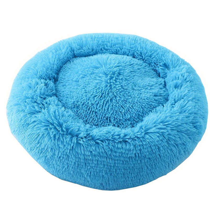 #1 Anxiety Reducing Dog Bed - Made of Soft Warm Fabric and Long Plush
