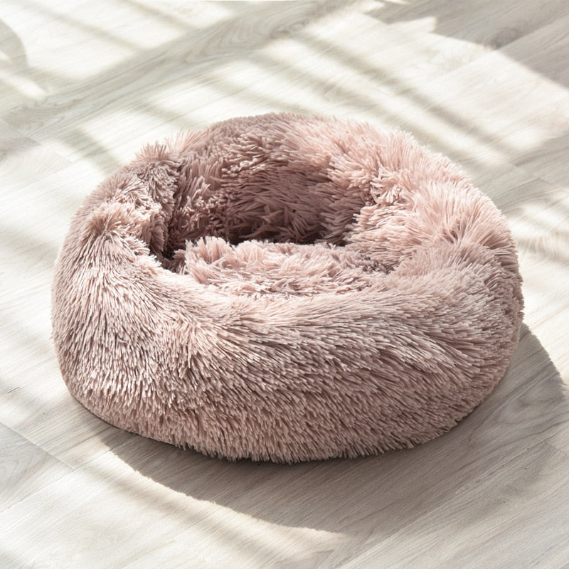 #1 Anxiety Reducing Dog Bed - Made of Soft Warm Fabric and Long Plush