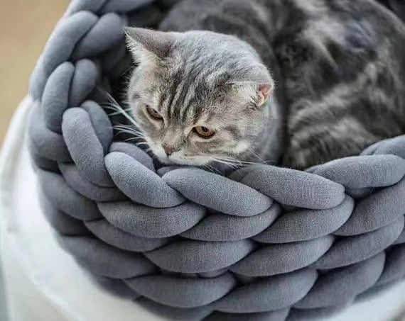 Soft Pet Bed Basket For Small Dogs or Cats