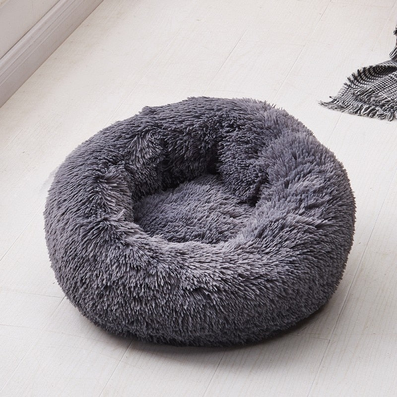 #1 Anxiety Reducing Dog Bed - Made of Soft Warm Fabric and Long Plush