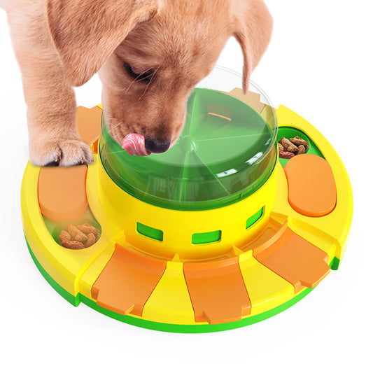 Dog Pets Puzzle Toys Slow Feeder Interactive Increase Puppy IQ Food Dispenser Slowly Eating NonSlip Bowl Pet Dogs Training Game