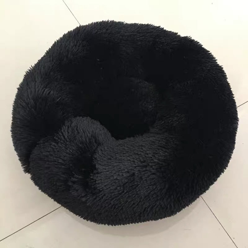 #1 Anxiety Reducing Dog Bed - Made of Soft Warm Fabric and Long Plush