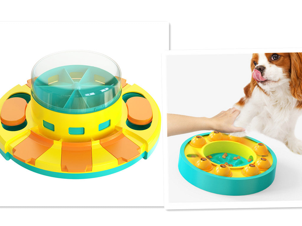 Dog Pets Puzzle Toys Slow Feeder Interactive Increase Puppy IQ Food Dispenser Slowly Eating NonSlip Bowl Pet Dogs Training Game