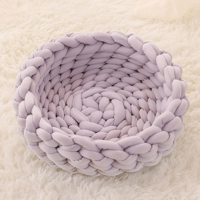Soft Pet Bed Basket For Small Dogs or Cats